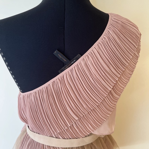 BCBG One-Shoulder Ruffle Dress - Picture 4 of 4